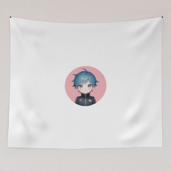 Item preview, A Beautiful Cute Chibi Boy Sticker Very Kawaii Sticker designed and sold by HikariAtelier.