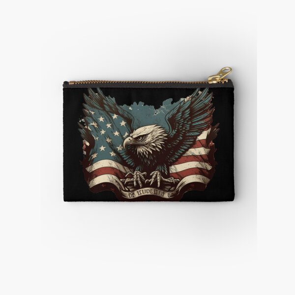 Item preview, US flag with eagle designed and sold by Zaolta.