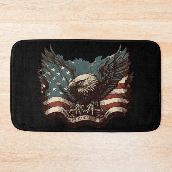 Item preview, US flag with eagle designed and sold by Zaolta.