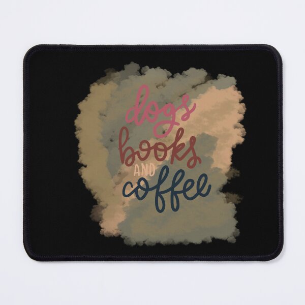 Item preview, Dogs Books and Coffee brown designed and sold by chuckletuckle.