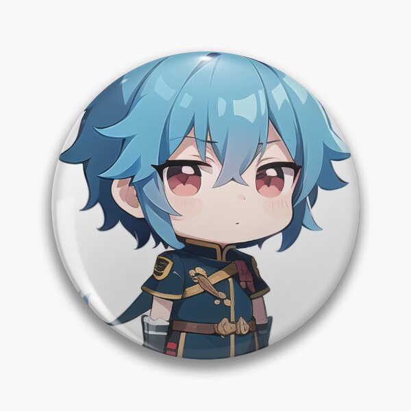 Item preview, A Beautiful Cute Chibi Boy Sticker Very Kawaii Sticker designed and sold by HikariAtelier.