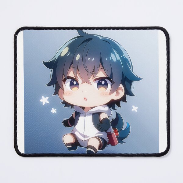 Item preview, A Beautiful Cute Chibi Boy Sticker Very Kawaii Sticker designed and sold by HikariAtelier.