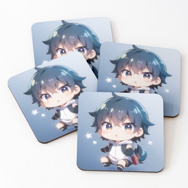 Item preview, A Beautiful Cute Chibi Boy Sticker Very Kawaii Sticker designed and sold by HikariAtelier.