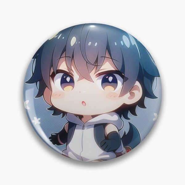 Item preview, A Beautiful Cute Chibi Boy Sticker Very Kawaii Sticker designed and sold by HikariAtelier.