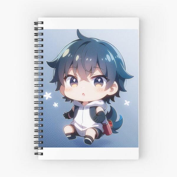 Item preview, A Beautiful Cute Chibi Boy Sticker Very Kawaii Sticker designed and sold by HikariAtelier.