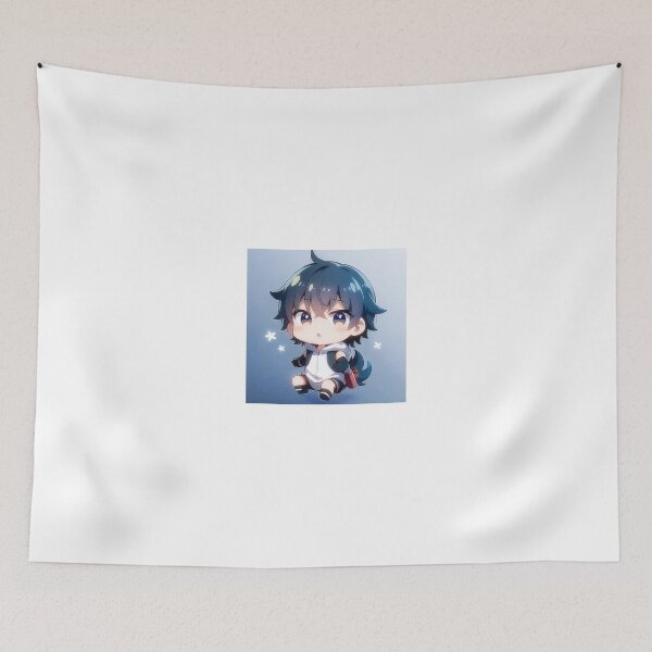 Item preview, A Beautiful Cute Chibi Boy Sticker Very Kawaii Sticker designed and sold by HikariAtelier.