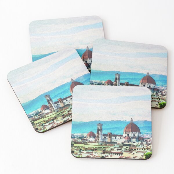 Item preview, Watercolor painting of Florence Italy designed and sold by thelazypigeon.
