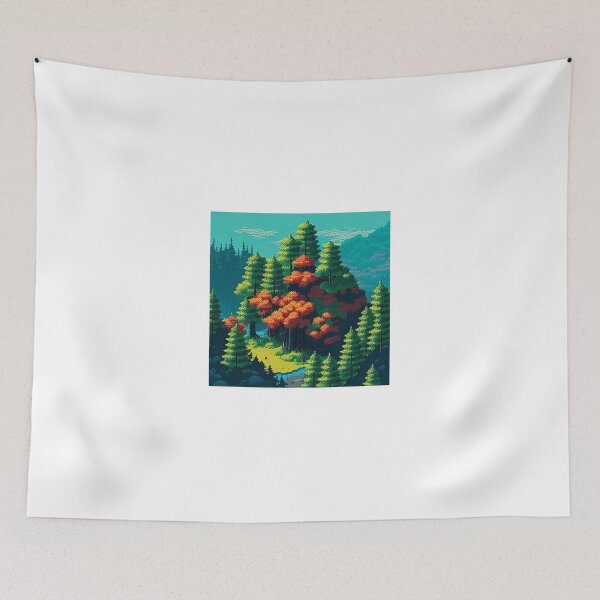Item preview, Lost in the pixel forest designed and sold by ORVIATO.