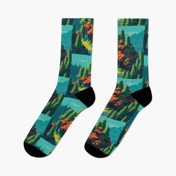 Item preview, Lost in the pixel forest designed and sold by ORVIATO.