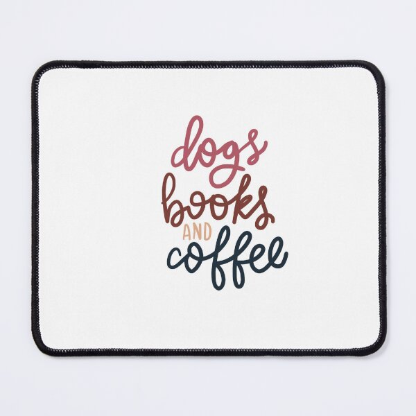 Item preview, Dogs Books and Coffee dark designed and sold by chuckletuckle.