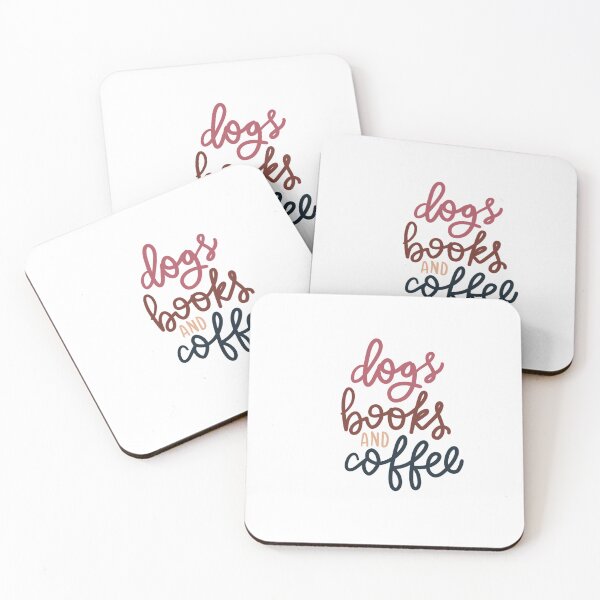 Item preview, Dogs Books and Coffee dark designed and sold by chuckletuckle.