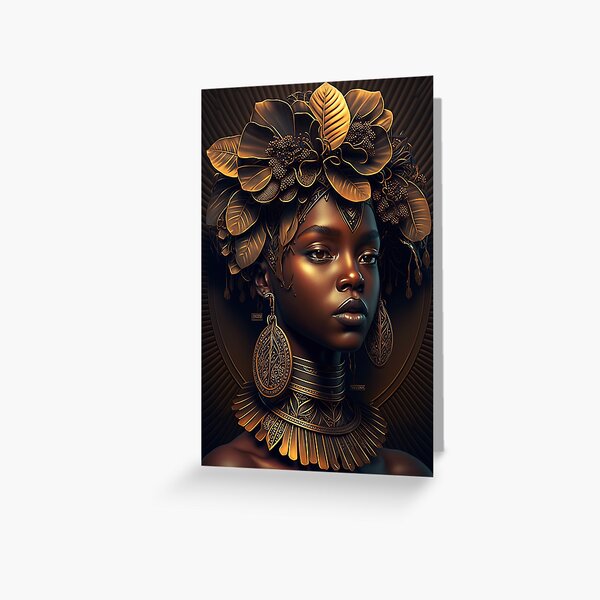 Item preview, Beautiful African Black Woman designed and sold by innazimovec.