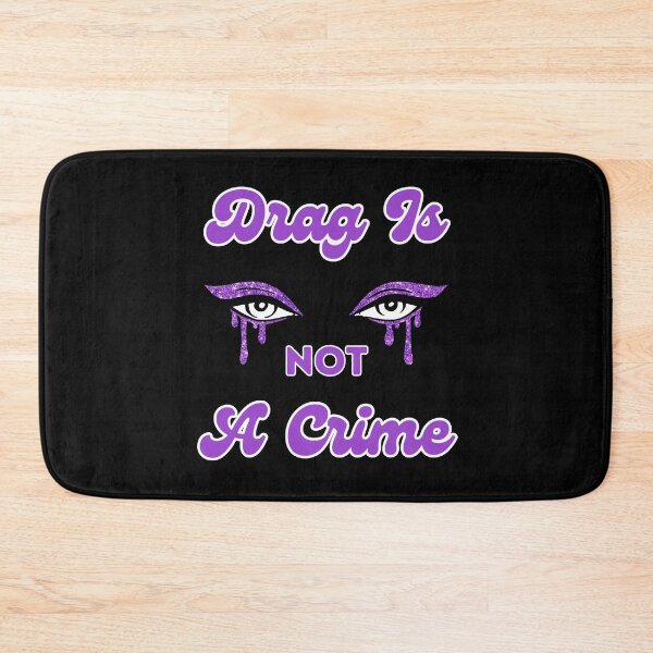Item preview, Drag Is Not A Crime Dripping Sexy Makeup Eyes Purple designed and sold by KinkShoppe.
