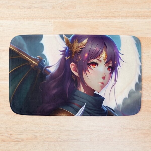 Item preview, Warrior Girl Dragon Fantasy Anime AI Art designed and sold by unusualillusion.