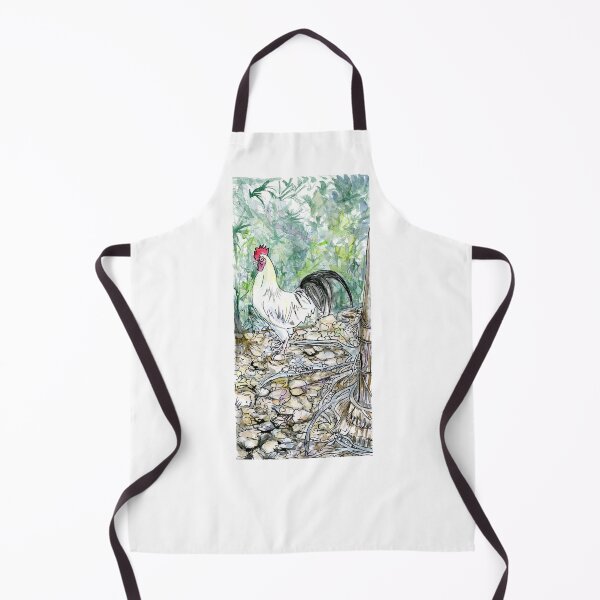 Item preview, Key West Chicken Watercolor Painting by Sunny Krchmar designed and sold by Sunny Creations.