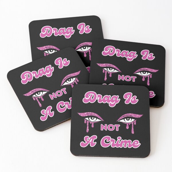 Item preview, Drag Is Not A Crime Dripping Sexy Makeup Eyes Pink designed and sold by KinkShoppe.