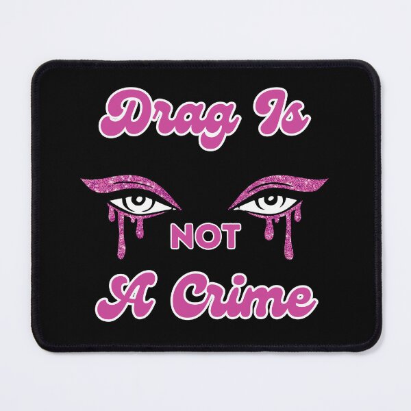 Item preview, Drag Is Not A Crime Dripping Sexy Makeup Eyes Pink designed and sold by KinkShoppe.