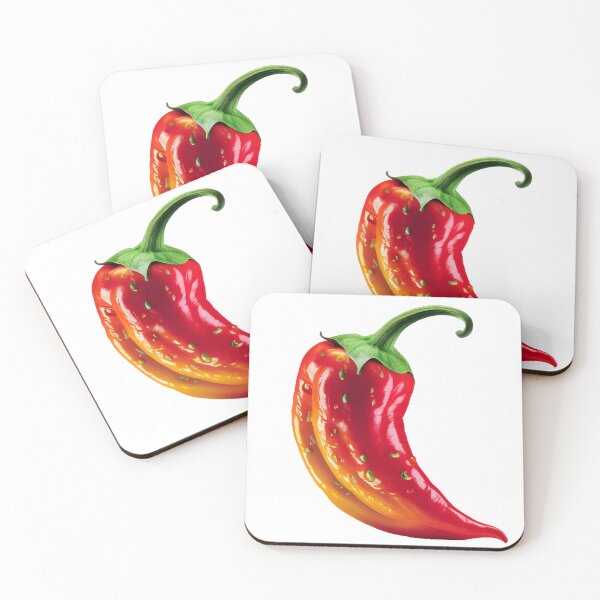 Item preview, Hot Spicy Chili, Red, Hot, Chili, Pepper designed and sold by Almondille.