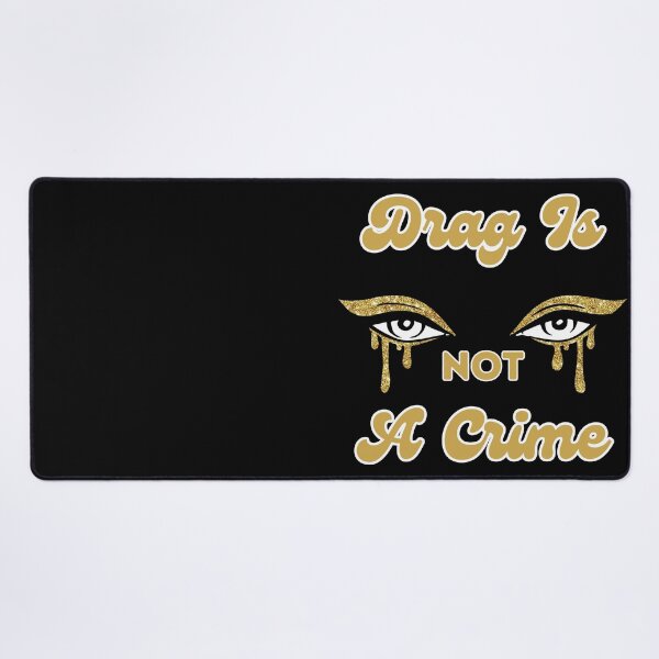 Item preview, Drag Is Not A Crime Dripping Sexy Makeup Eyes Gold designed and sold by KinkShoppe.