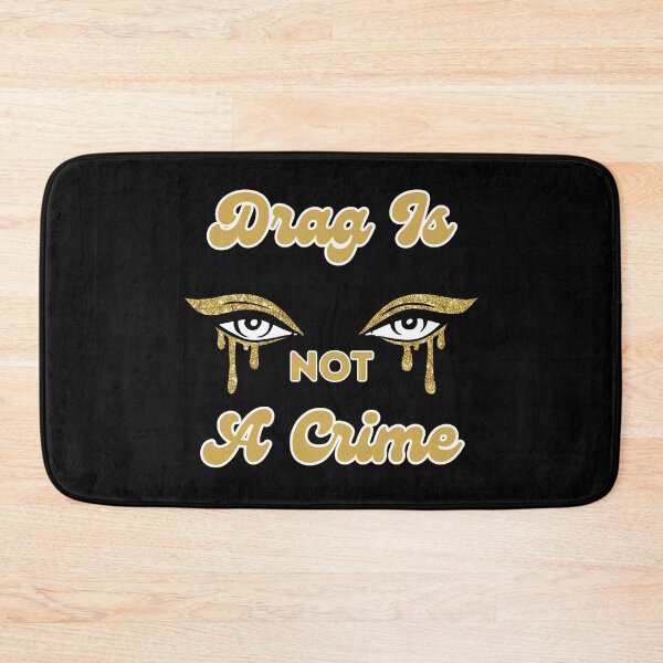 Item preview, Drag Is Not A Crime Dripping Sexy Makeup Eyes Gold designed and sold by KinkShoppe.