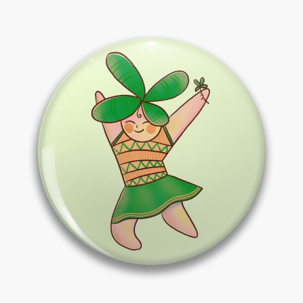 Item preview, Lucky girl with four leaf clover, version 2 designed and sold by IULIART.