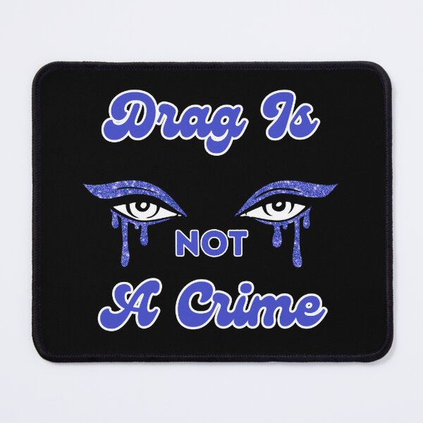 Item preview, Drag Is Not A Crime Dripping Sexy Makeup Eyes Blue designed and sold by KinkShoppe.