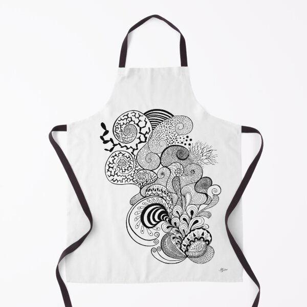 Item preview, Black and white abstract drawing designed and sold by AgArtD.