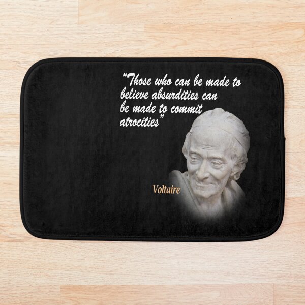 Item preview, Voltaire Quote On Absurdities And Atrocities designed and sold by My Photo Shop.