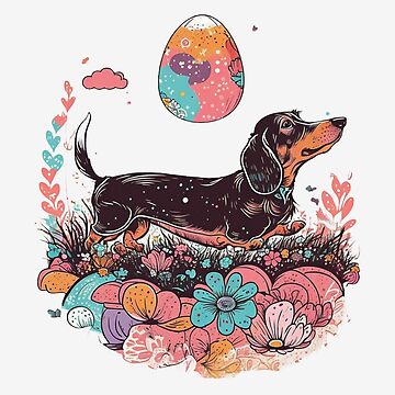wallpaper easter dachshund