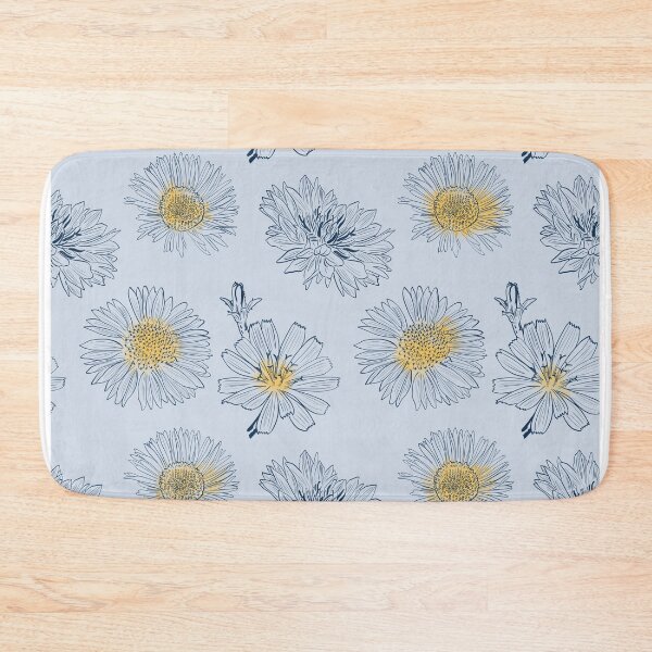 Item preview,  Blue on Blue Floral designed and sold by Anealart.