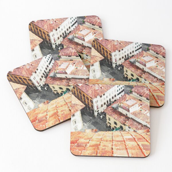 Item preview, Florence watercolor painting designed and sold by thelazypigeon.