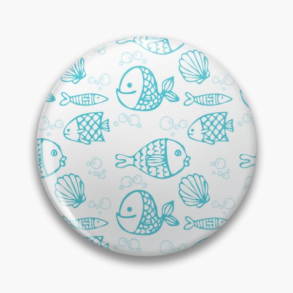 Item preview, Blue fish pattern designed and sold by MiTo-Creations.