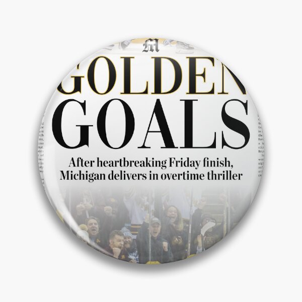 Item preview, The Michigan Daily Sports Monday Golden Goals designed and sold by michigan-daily.