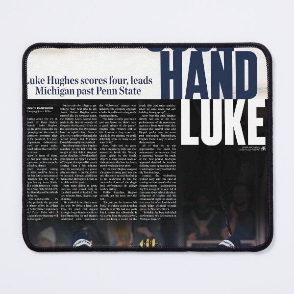 Item preview, The Michigan Daily Sports Monday Luke Hughes designed and sold by michigan-daily.