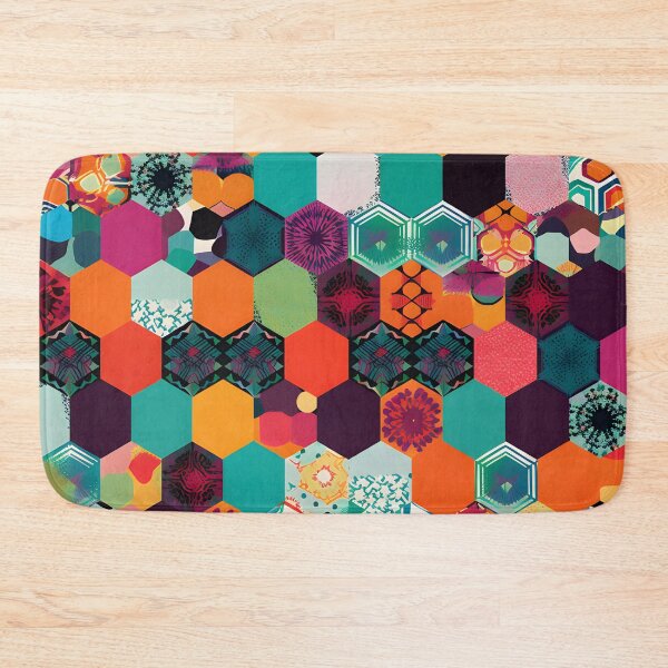 Item preview, Dynamic Geometric Shapes Pattern Abstract Modern Colorful Simple designed and sold by shashtopia.