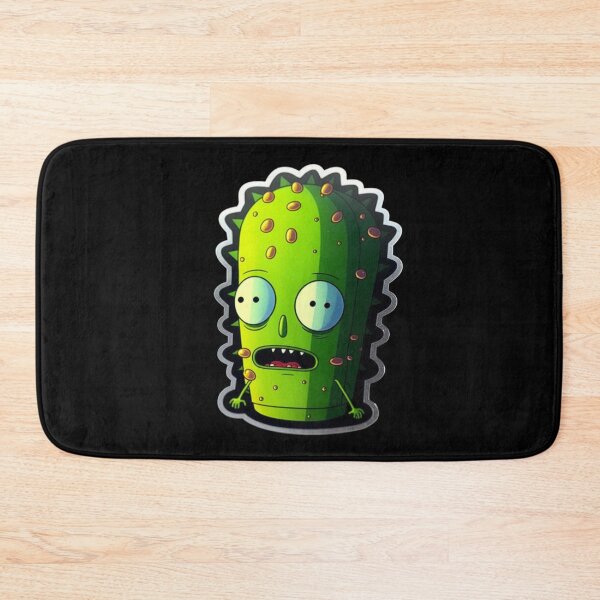 Artikelvorschau, Pickle Rick gestanzter Hologramm-Aufkleber entworfen und verkauft von kfir marco.