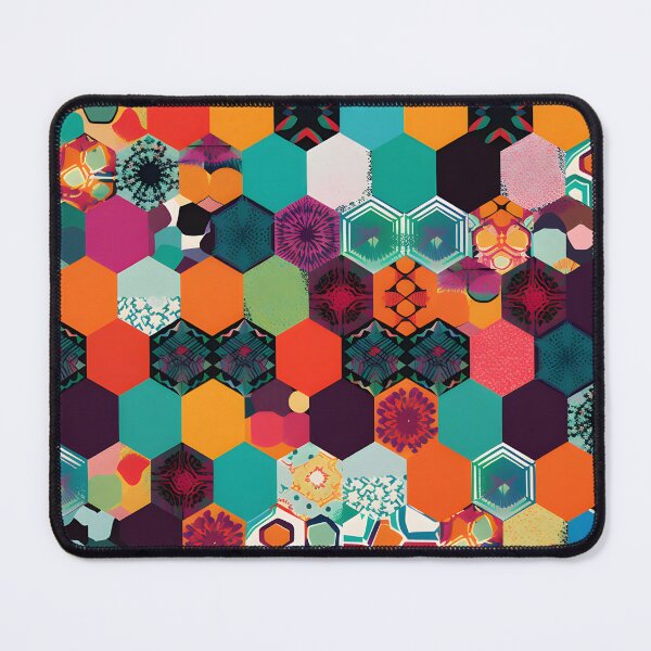 Item preview, Dynamic Geometric Shapes Pattern Abstract Modern Colorful Simple designed and sold by shashtopia.
