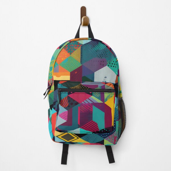Item preview, Dynamic Geometric Shapes Pattern Abstract Modern Colorful Simple designed and sold by shashtopia.