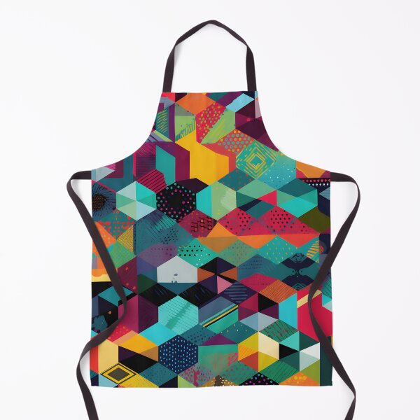Item preview, Dynamic Geometric Shapes Pattern Abstract Modern Colorful Simple designed and sold by shashtopia.