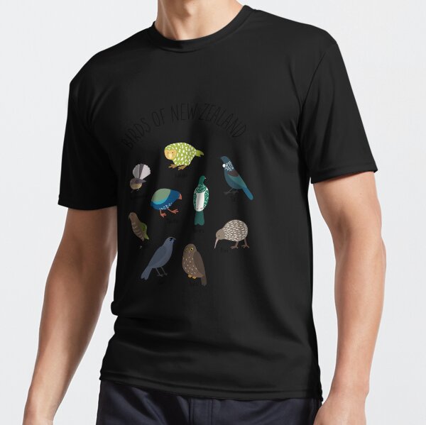 Item preview, Birds Of New Zealand - Kiwi, Kakapo, Tui, Fanatail, Kaka, Kea designed and sold by rebeccatiana.