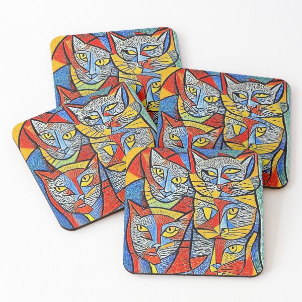 Item preview, Throw Pillow With Adorable Cat Pattern Design designed and sold by Sowari-Pillows.