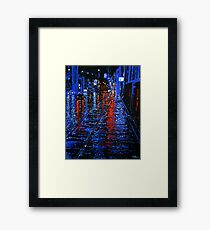 City Lights Framed Print