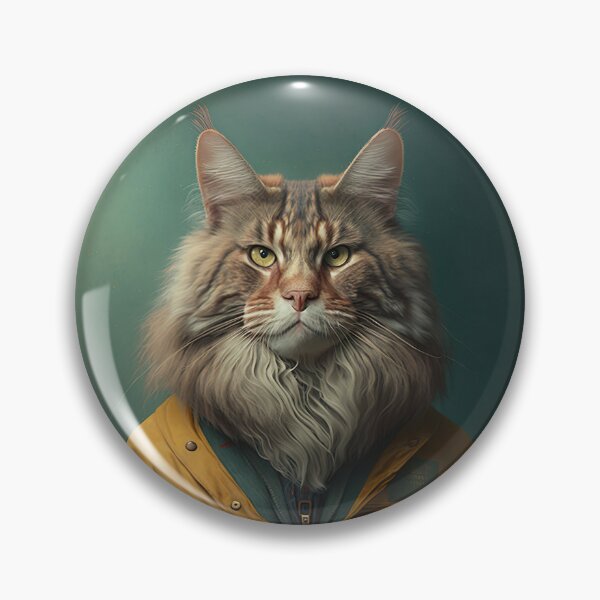 Item preview, Pensive Maine Coon Cat - V1.0 designed and sold by adredn86.