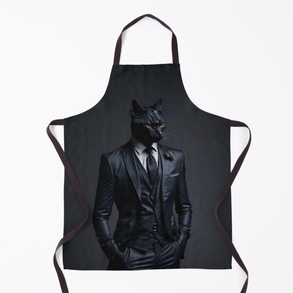 Item preview, cat in black suit designed and sold by ViktorVigo.