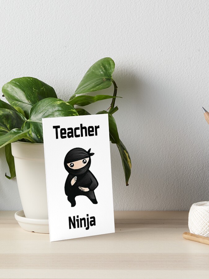 Best Ever Funny Awesome Ninja Teacher Shirt - Tee - Shirt Men & Women  Teaching Gift Essential T-Shirt for Sale by happygiftideas