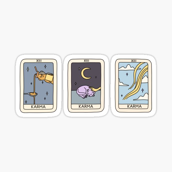 Tarot Card Sticker Sheet, tarot mystic moon eye hand potion bottle star  card sun crystal raven mushroom plant stickers