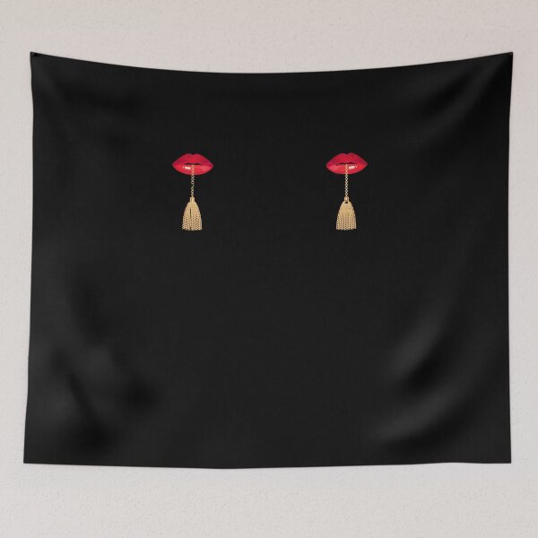 Item preview, Nipple Tassels Funny Pasties Burlesque Boob Joke Gag designed and sold by Sinful Charm.