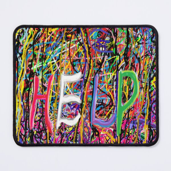 Item preview, Help Abstract designed and sold by Art With Impact – Statement Art & Apparel for Deep Thinkers.