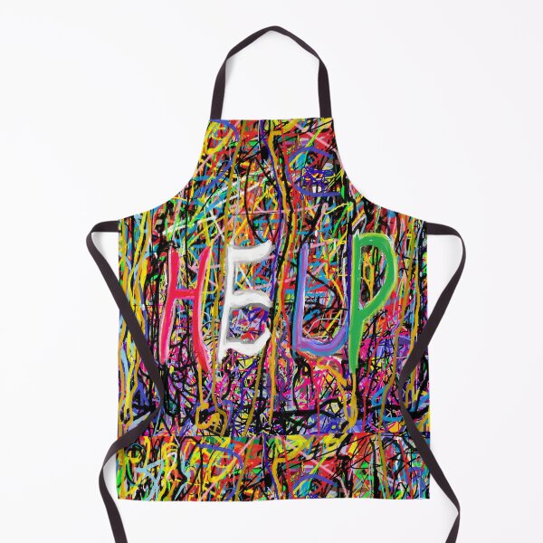Item preview, Help Abstract designed and sold by Art With Impact – Statement Art & Apparel for Deep Thinkers.