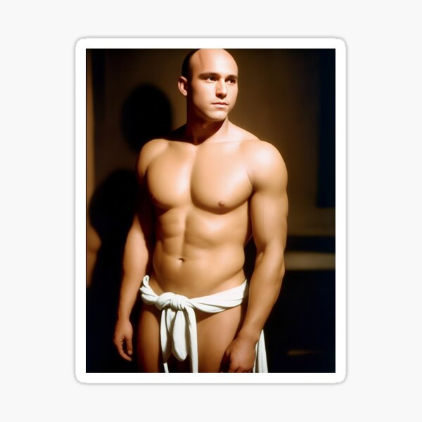 Vintage Male with Loincloth III Sticker